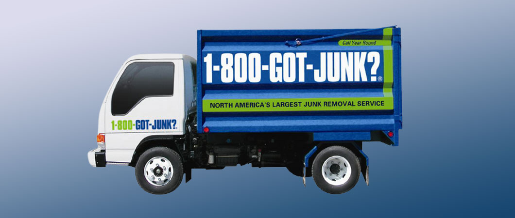 a junk removal company truck