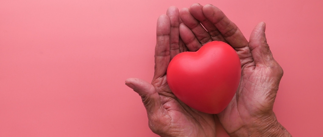 heart symbol in a hand