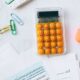 calculator with paper clips and documents