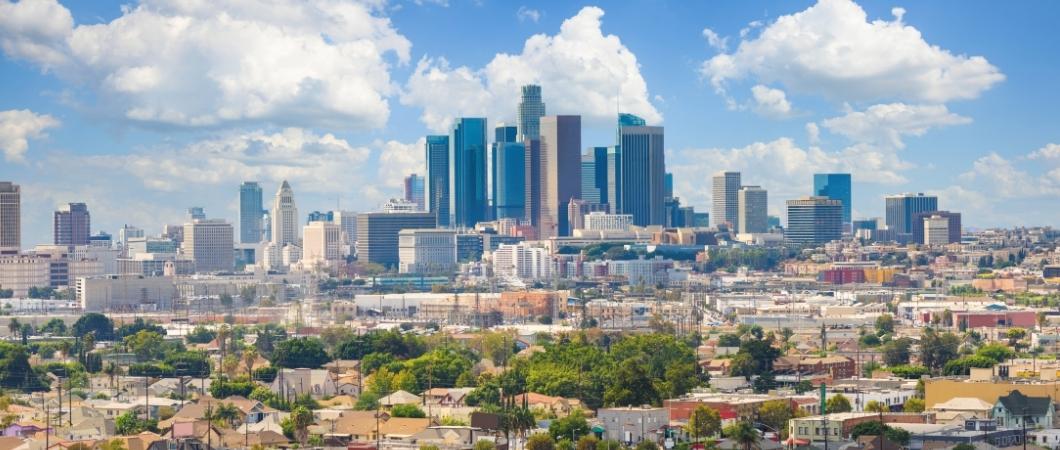 los angeles county aerial view