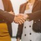 charitable partnership for business people handshake