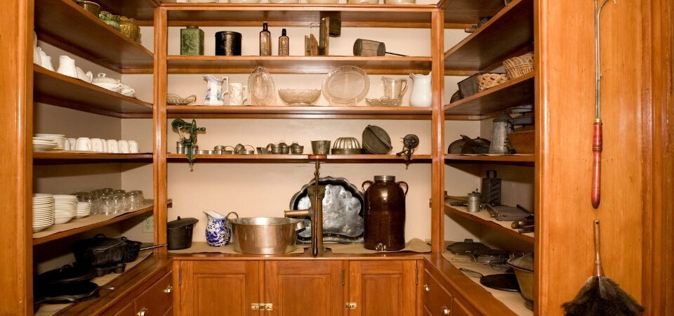 an antique pantry
